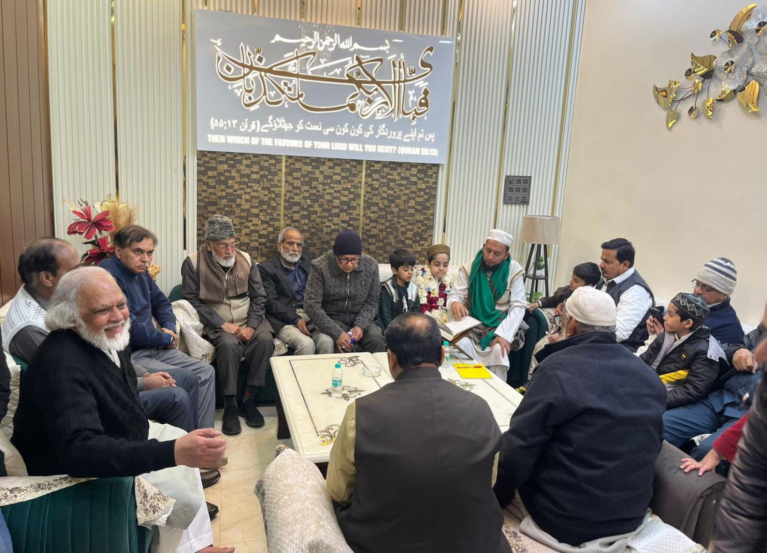 سید علی حسین نے ناظرہ قرآن مکمل کیا، محلہ فیاض گنج میں تقریب آمین کا ...